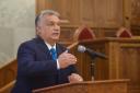 Orbán Viktor miniszterelnök beszédet mond - Prime Minister Viktor Orbán delivering his speech
